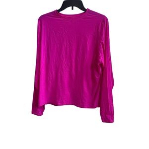 Skims Women's Long Sleeve Pink Top like new size 4X